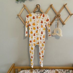 Angel Dear Zipper Footie pumpkins